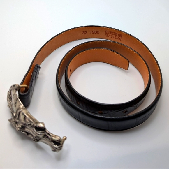 Wathne Equestrian Race Horse Belt Buckle - Picture 2 of 4